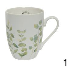 Porcelánová šálka s kvetinovým vzorom, sada 3 kusy.