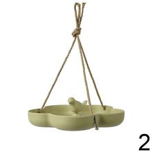 Kŕmidlo pre vtáky z bambusu v štyroch farbách.