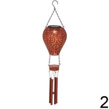 Solárny balón kovový stabilný 2ass D.13cm H.56cm