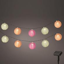 Solár reťaz lampión z nylonu pr.7,5/450cm