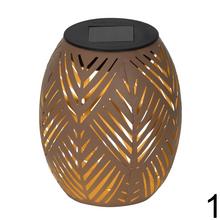 Solár lampáš kovový stabilný 3ass pr.12/V15cm