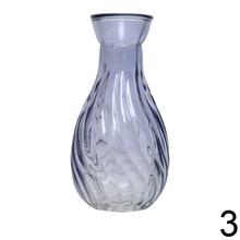 Váza zo skla, priehľadná, 4-farebná, akryl V10/pr.5,5cm