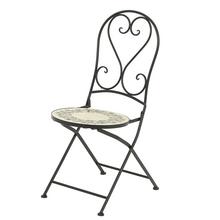 Stolička vonkajšia oceľová Athens L.39cm W.50cm H.93cm - FLORASYSTEM