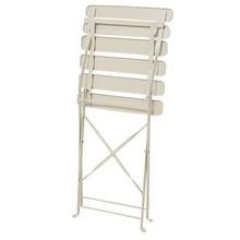 Stôl záhradný /stoličky 2ks biela vonkajšia oceľová súprava Helsingborg V71/pr.60cm