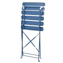 Stôl záhradný stoličky2 modrý Vonkajšia oceľová súprava Helsingborg D.60cm H.71cm