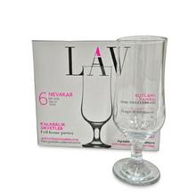 POHÁR S/6 sklo na koktejl 370ml *3720 - FLORASYSTEM