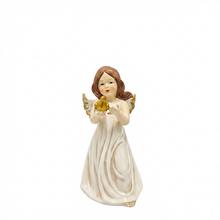 ANJEL S VTÁČIKOM BIE/ZLA PORC. 10,6*9,3*17,4CM - FLORASYSTEM