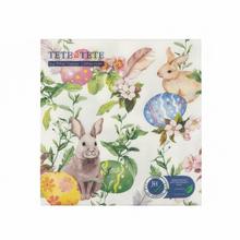 TL120700 SERVÍTKY 33x33 cm/20ks/3vrst. BOHO EASTER - FLORASYSTEM