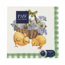 SDL135500 SERVÍTKY 33x33 cm/20ks/3vrst. CHICKS WITH BASKET - FLORASYSTEM