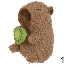 Kovová kľúčenka s plyšovou kapybarou