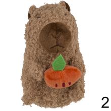 Kovová kľúčenka s plyšovou kapybarou