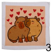 Magický bavlnený uterák s motívom kapybar.