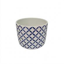 OBAL BARI BLUE TILES 13CM - FLORASYSTEM