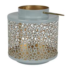 Lampáš kov modro/zlatý p19/11/V20cm - FLORASYSTEM