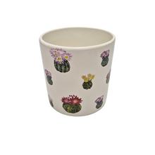SUPER CENA OBAL KAKTUS MINI FAREBNÝ  13,2XV13,8CM - FLORASYSTEM