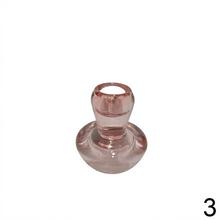 Obostranný svietnik s držiakom v mix farbách, výška 7 cm.