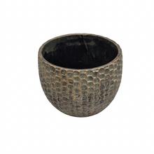 A1 OBAL CEMENT ZLATO-ZELENÝ  21x21x17CM    - FLORASYSTEM