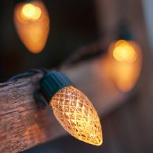 LED svetlá vo vintage štýle s 8 funkciami a efektom blikania