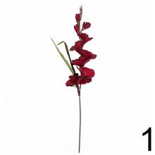 Umelé kvety gladiola mix v rôznych farbách.