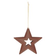 ZÁVES HVIEZDA PLECH 9,5CM HRDZAVÁ - FLORASYSTEM