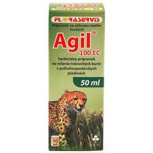 Obal herbicídu AGIL 100EC 50ml s obrázkom geparda.
