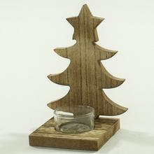 AKCIA! STROM SVIETNIK DREVO HNEDÝ 9,5X8X14,5 CM - FLORASYSTEM