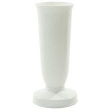 VÁZA SO ZÁŤAŽOU 26CM BIELA - FLORASYSTEM