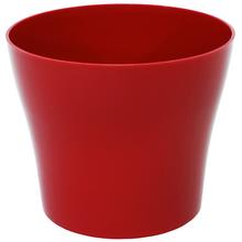 Bordový okrúhly kvetináč Tulipán.