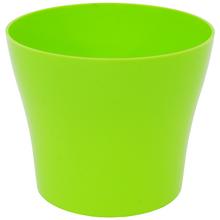Zelený okrúhly kvetináč Tulipán.
