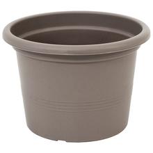 Kvetináč Campanula Taupe v hnedej farbe.