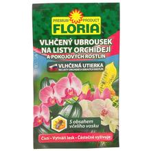 Vlhčená utierka na listy orchideí a izbových rastlín.