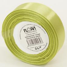 Zelená saténová stuha 20mm široká a 15m dlhá.