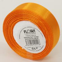 Oranžová saténová stuha 20mm/15m.