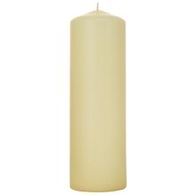 Hladký ecru sviečka s rozmermi 80x250.