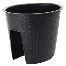 SUPER CENA DRLB300 OBAL NA RÚRU RATOLLA RAILING OVAL ANTRACIT 29,8x24,2xh22,5CM/6L - FLORASYSTEM