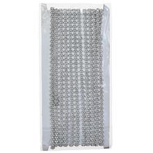 Strieborný kryštálový reťaz na aranžovanie.