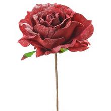 KS VIAN. RUŽA KVET ČERVENÁ 23CM SUPER CENA!  - FLORASYSTEM
