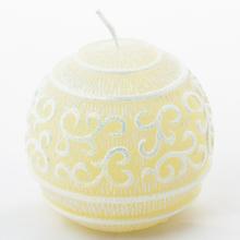 Vianočná sviečka FESTIVAL GUĽA 80 ECRU