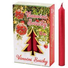 VIANOČNÉ SVIEČKY MET.ČERV.12/115 - FLORASYSTEM