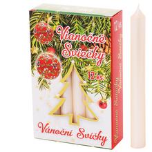 VIANOČNÉ SVIEČKY MET.PERLA 12/115 - FLORASYSTEM