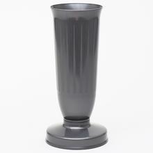Váza so záťažou v grafitovej farbe, výška 26 cm.