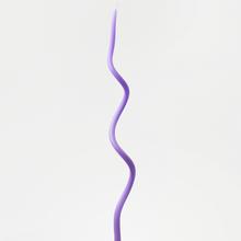 Lila serpentína sviečka 40 cm