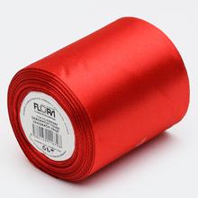 Červená saténová stuha 64mm/10m.