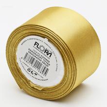 Zlatá saténová stuha 38mm/10m