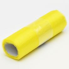 Žltá organza rolka 16cm x 6m