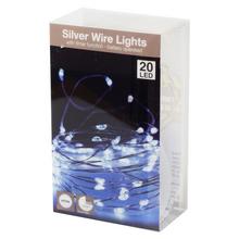 LED SVETIELKA /20/drôt BO W,IND/OUT,BO,TIMER 1m - FLORASYSTEM