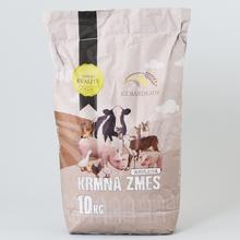 Kŕmna zmes pre nosnice 10kg sypká v obale.