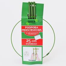 Podporné kruhy na rastliny s výškou 25 cm.