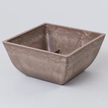 GSWFD25.TP MISA ŠTVOREC TAUPE 26X26X12,7CM - FLORASYSTEM