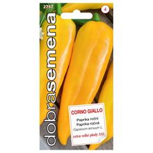 Semená papriky ročnej Corno Giallo.